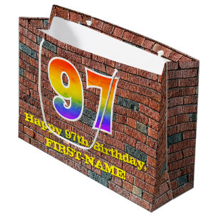 97:e födelsedagen: Roligt, Graffiti-Inspired Rainb