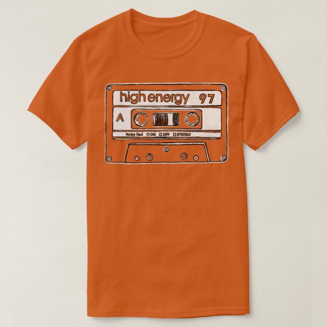 97 Retro Birthday Mixband 1997 T Shirt (Design framsida)
