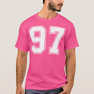 97 Shirt Numres Shirt Number Jersey Number - Amer T Shirt