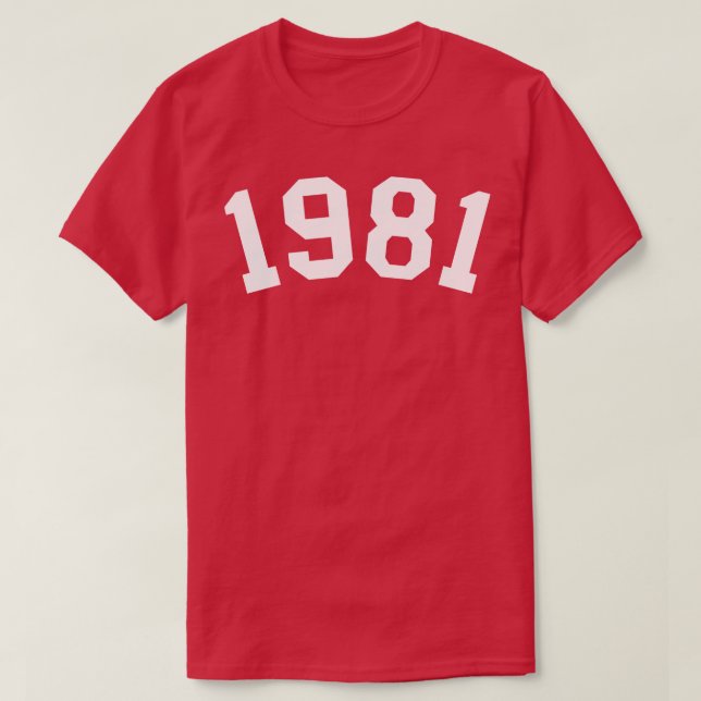 981 T SHIRT (Design framsida)