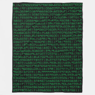 985 Siffror för Pi Fleece Blanket