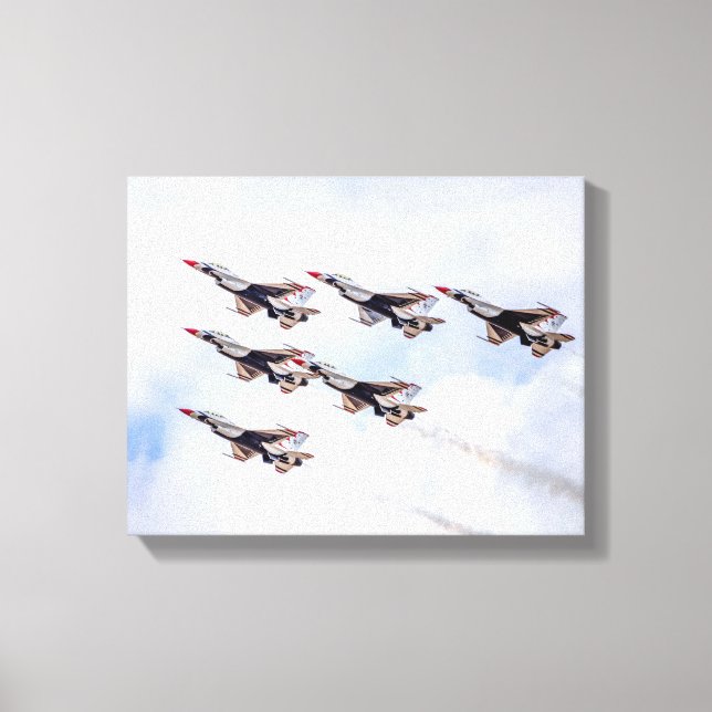 9871-Fighter Jet Canvastryck (Framsida)