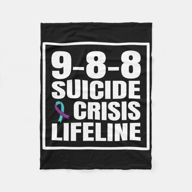 988 Förebyggande av självmord och krissituationer  Fleecefilt (Framsidan)
