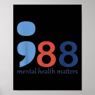 988 Medvetenhet om psykisk hälsa S Human Brain Sju Poster
