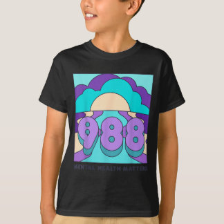 988 Psykisk Hälsa Förebyggande Medvetenhet T Shirt
