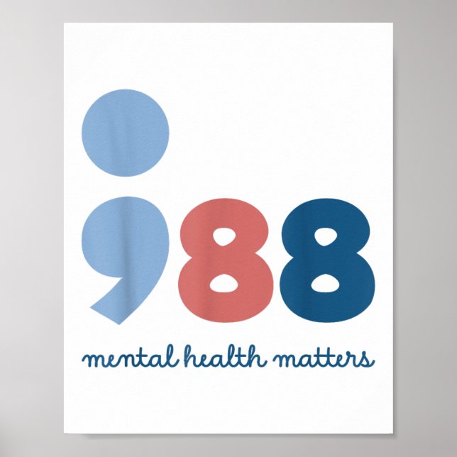 988 Psykisk hälsa S-medvetenhet om förebyggande av Poster (Framsidan)