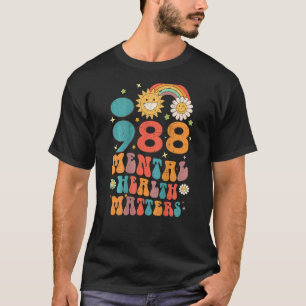 988 Psykiska hälsofrågor Förebyggande retro T Shirt