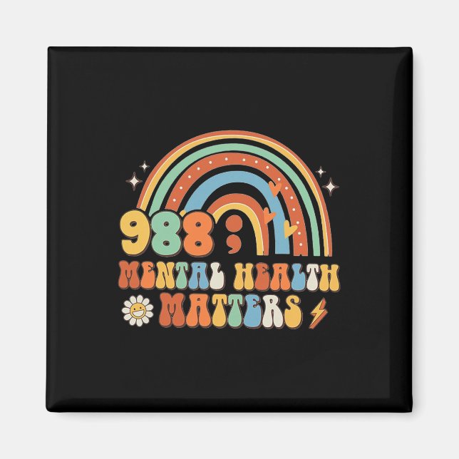 988 Semikolon Mental Health Matters Suicide Preven Magnet (Framsidan)
