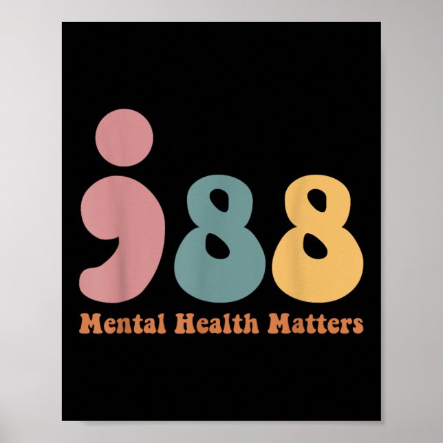 988 Semikolon Mental Health S Suicide Prevention R Poster (Framsidan)