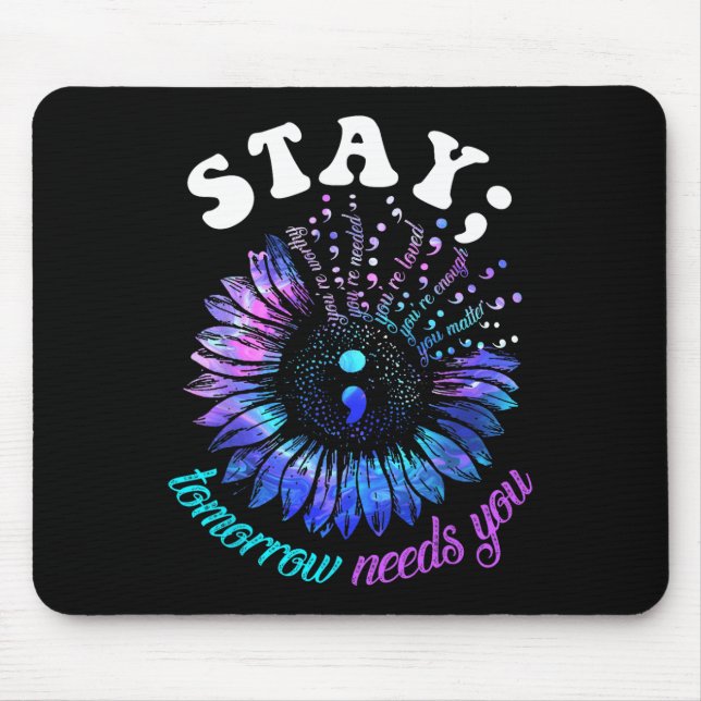 988 Självmordsförebyggande Stanna I Morgon Behöver Musmatta (Framsidan)