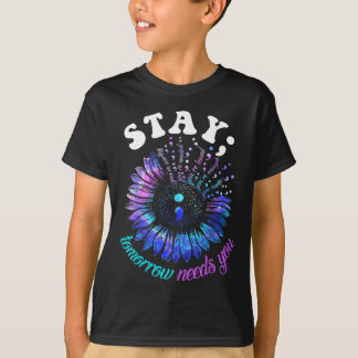 988 Suicide Prevention Stay Tomorrow Needs You Men T Shirt