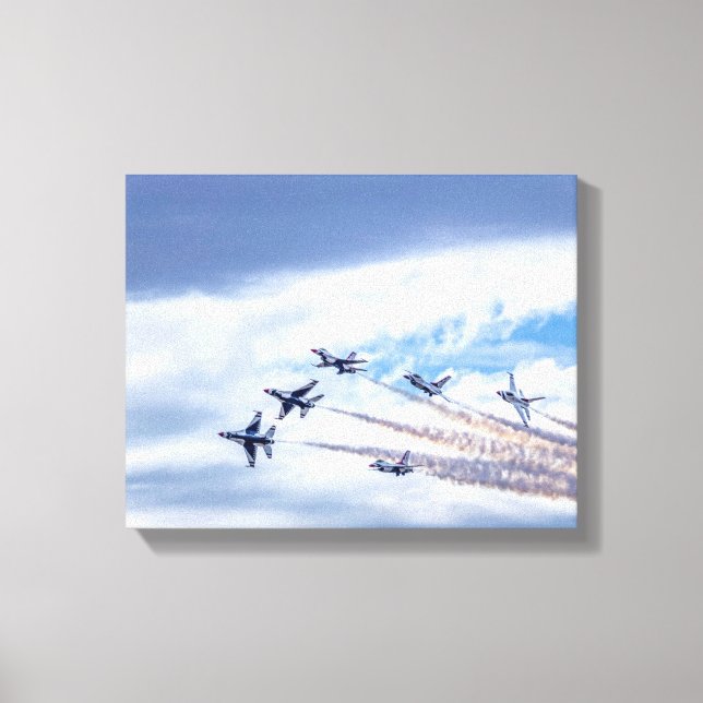 9895-Fighter Jet Canvastryck (Framsida)