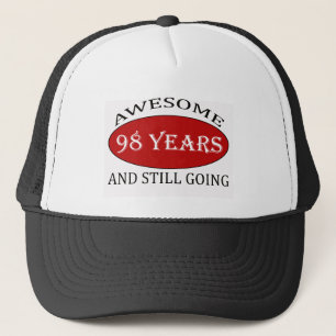 98 år gammala födelsedagdesigner truckerkeps