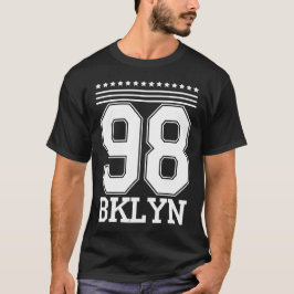 98 BKLYN Brooklyn Vintage Grafik T-Shirt