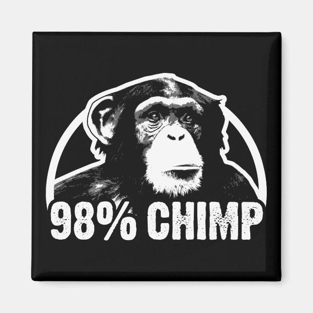 98 % chimp magnet (Framsidan)