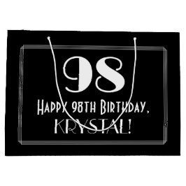 98:e födelsedagen: Art Deco Inspired Stil "98", Na