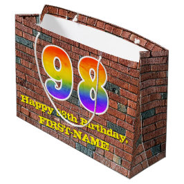 98:e födelsedagen: Roligt, Graffiti-Inspired Rainb