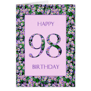 98:e Lilan Daisy Hälsningskort
