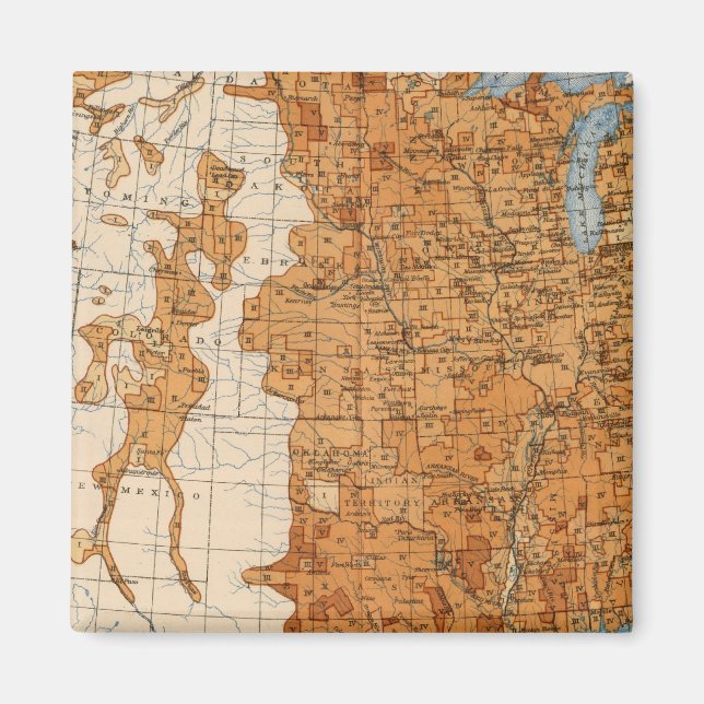 98 Familjernas Storlek 1900 Magnet (Framsidan)