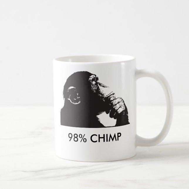98% SCHIMPANS KAFFEMUGG (Höger)