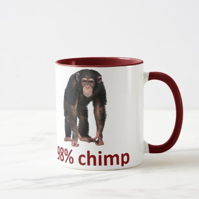 98% schimpans mugg (Höger)