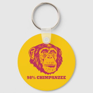 98% schimpans nyckelring