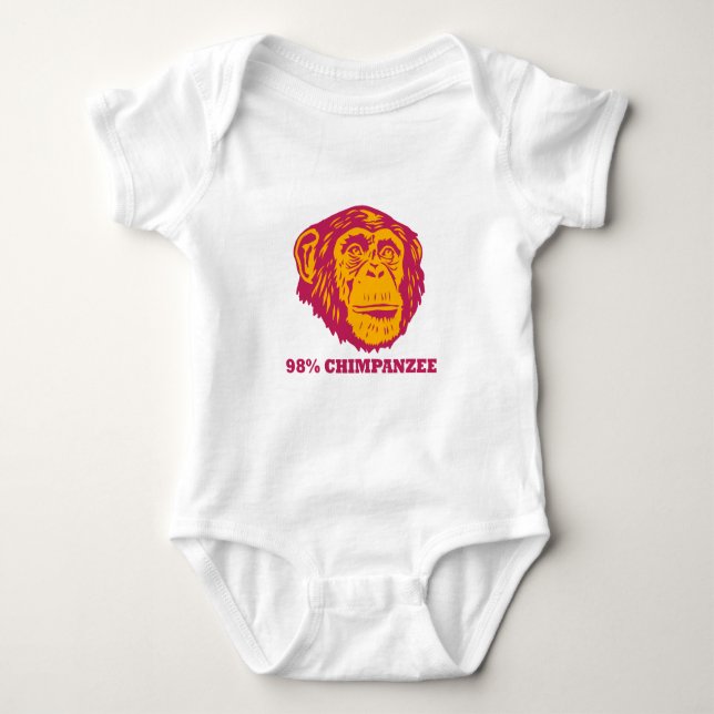 98% schimpans t-shirt (Framsida)