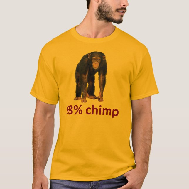 98% schimpans tee (Framsida)