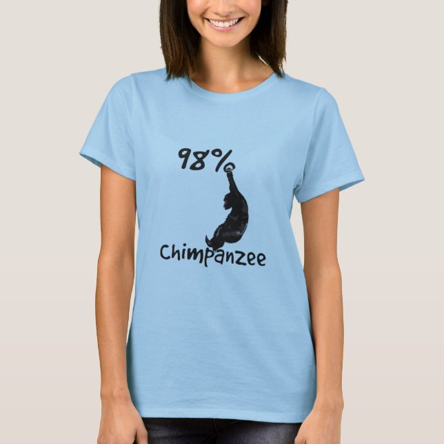 98% schimpans tee shirt (Framsida)