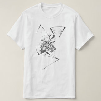 98 Svart Vitt Abstrakt Tribal Tattoo Konst T Shirt