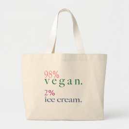 98 % Vegan 2 % Ice Cream Jumbo Tygkasse