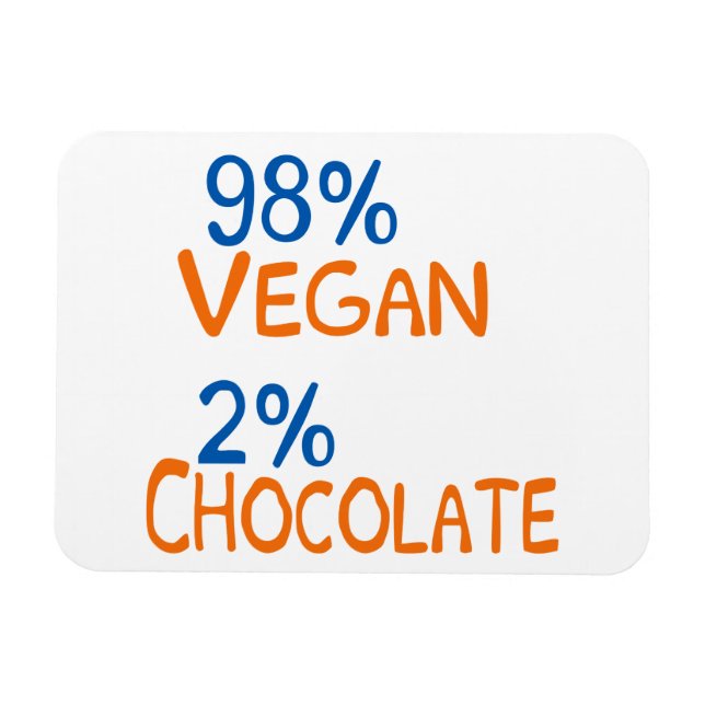 98 % Vegan Magnet (Horisontell)