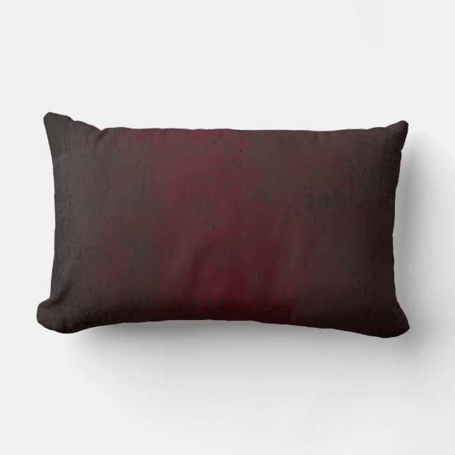 9900 MÖRK BURGUNDY RED RIK BACKGROUND TAPET C LUMBARKUDDE (Framsida)