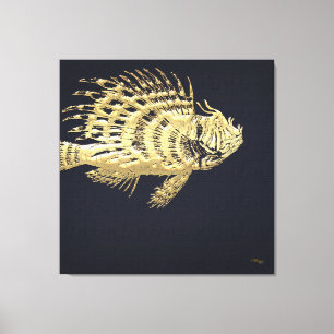 999.9: Lionfisk Canvastryck