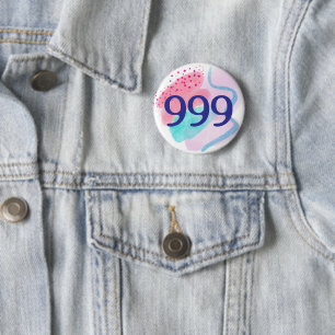 999 Angel Number Andlig Reborn Manifestation Knapp