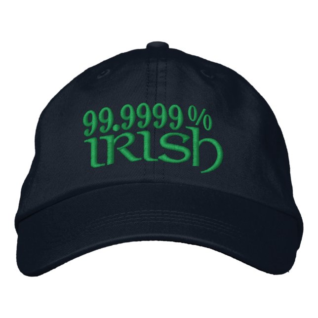 99,999% IRISH BRODERAD KEPS (Framsida)