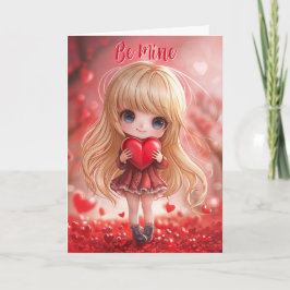 99,9% Perfekt Chibi Valentine-kort Kort
