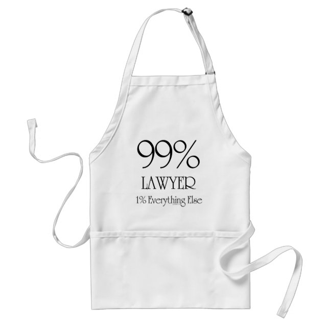 99% advokat förkläde (Framsidan)