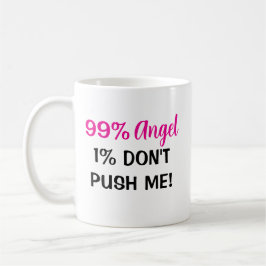 "99 % ängel, 1 % Attitude - Women's Coffee Mugg