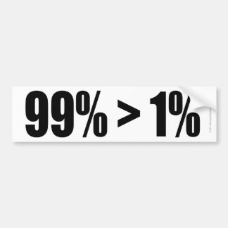 99% är större än 1% bildekal