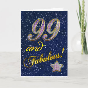 99-årsdagen för någon Fabulous Kort