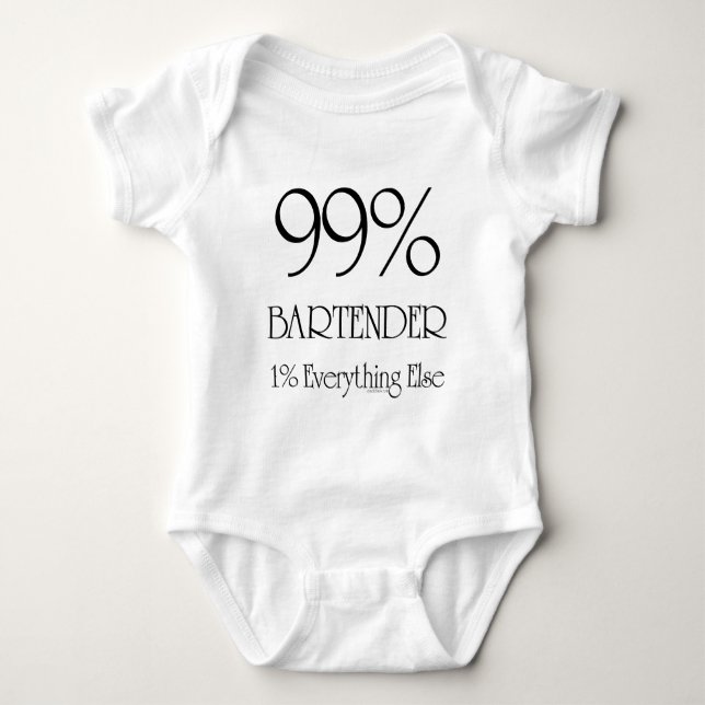 99% Bartender Tee Shirt (Framsida)