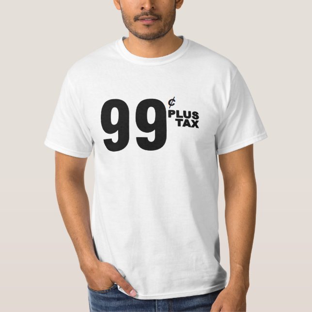 99 c PLUS SKATTESKÄRM Tee (Framsida)