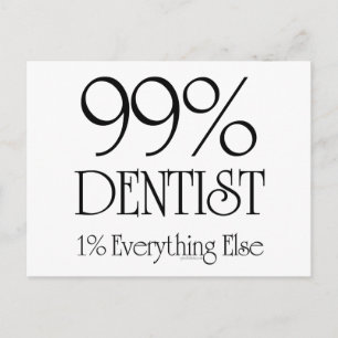 99 % dentist vykort