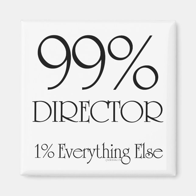99 % direktör magnet (Framsidan)