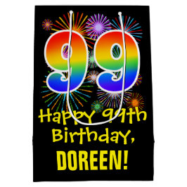 99:e födelsedagen: Roligt Fireworks Mönster + Rain