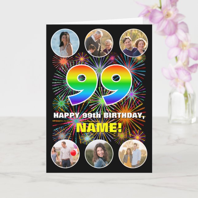 99:e födelsedagen: Roligtens regnbågsnr, eget namn Kort (Orkide)
