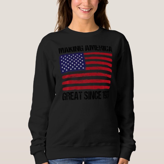 99:e födelsedagen Skapar Amerika Underbart sedan 1 T Shirt (Framsida)
