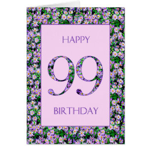99:e Lilan Daisy Hälsningskort