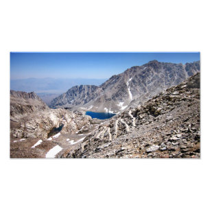 99 eller 97 Switchbacks till Mt Whitney 3 Fototryck